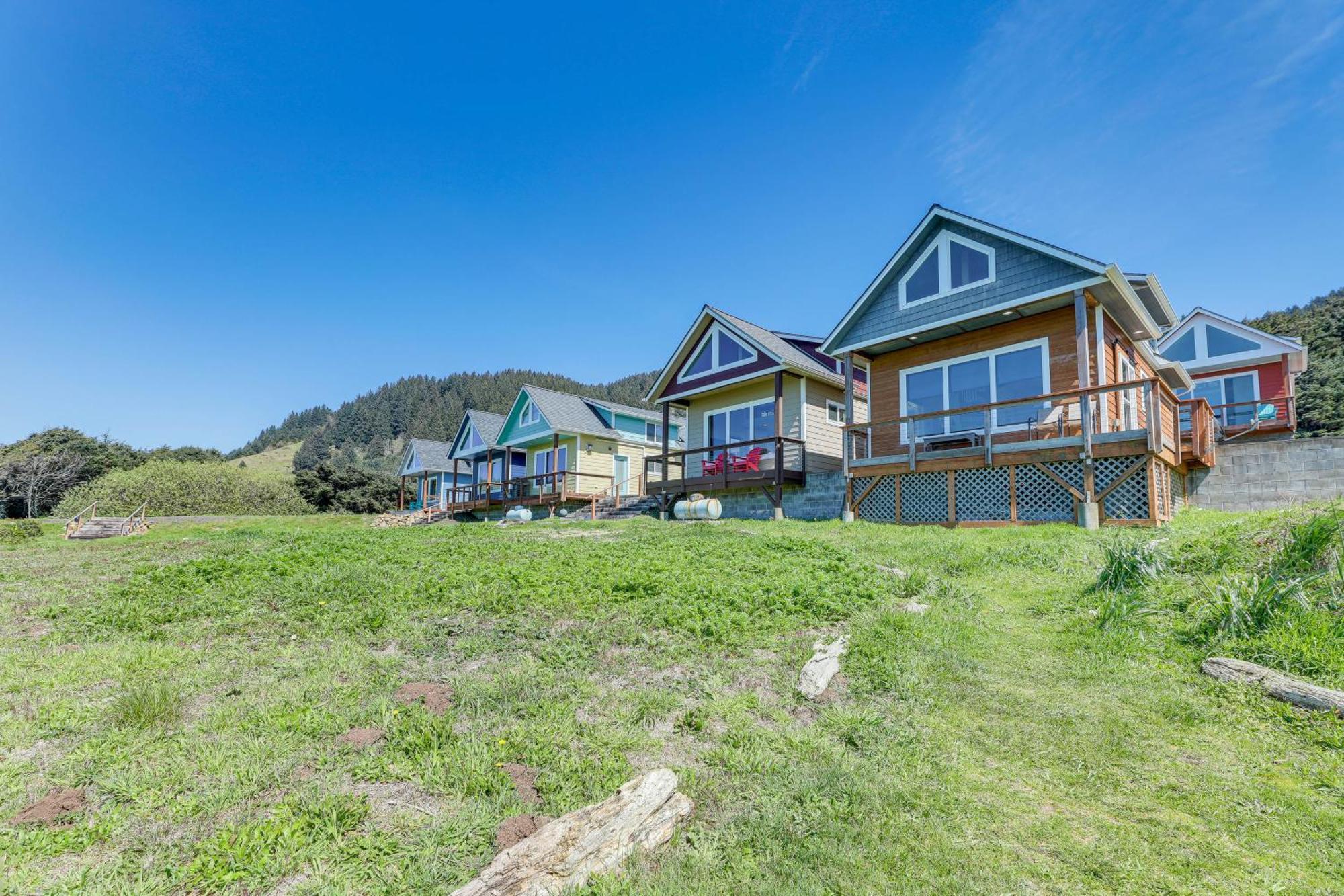 Epic Yachats Escape Oregon Coastline Beach, Views Екстер'єр фото